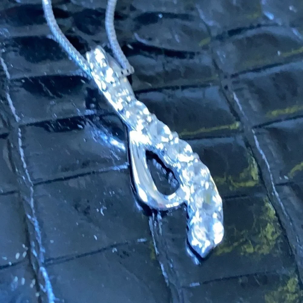 Sterling  silver necklace & pendant